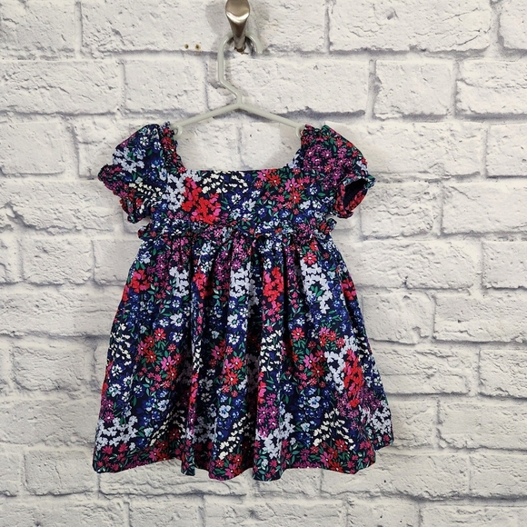 Janie and Jack Floral Dress size 6-12 months - Picture 1 of 6